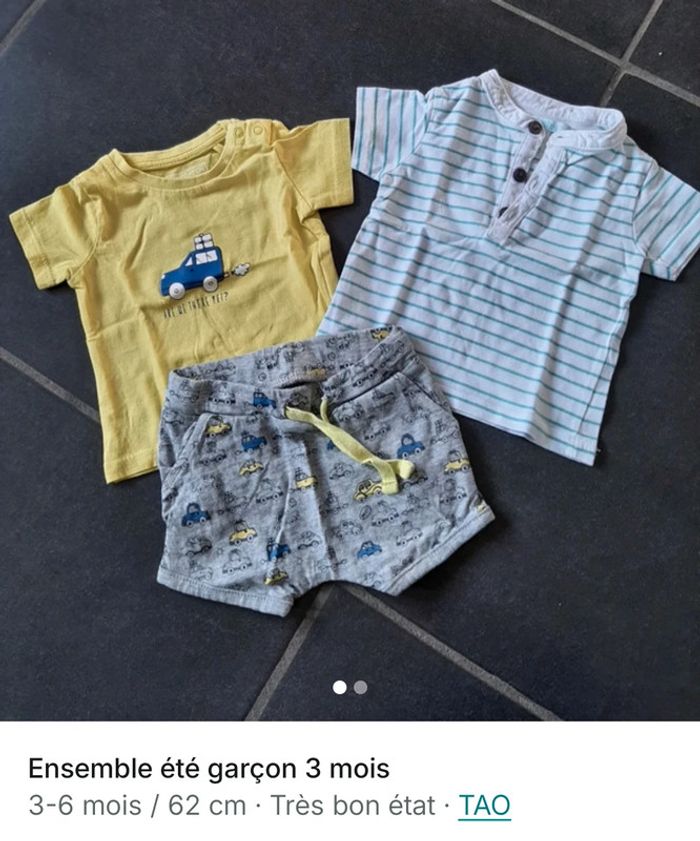 Gros lot de vêtements garçon 3 mois - photo numéro 11