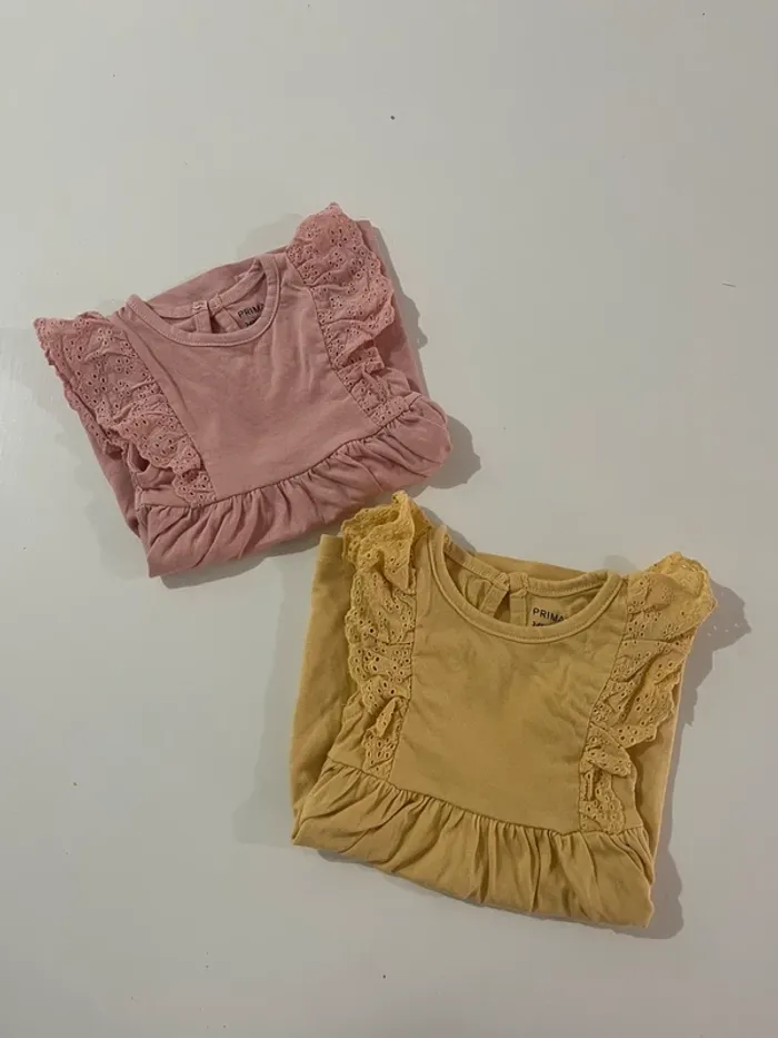 Lot 2 robes sans manches - 3-6 mois - Primark - photo numéro 2