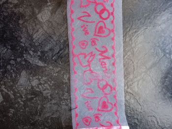 Tulle " vive les mariés"