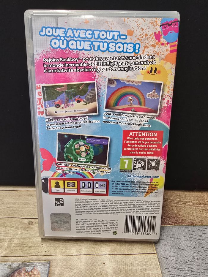 Jeu psp "Little Big Planet Essentials " - photo numéro 2
