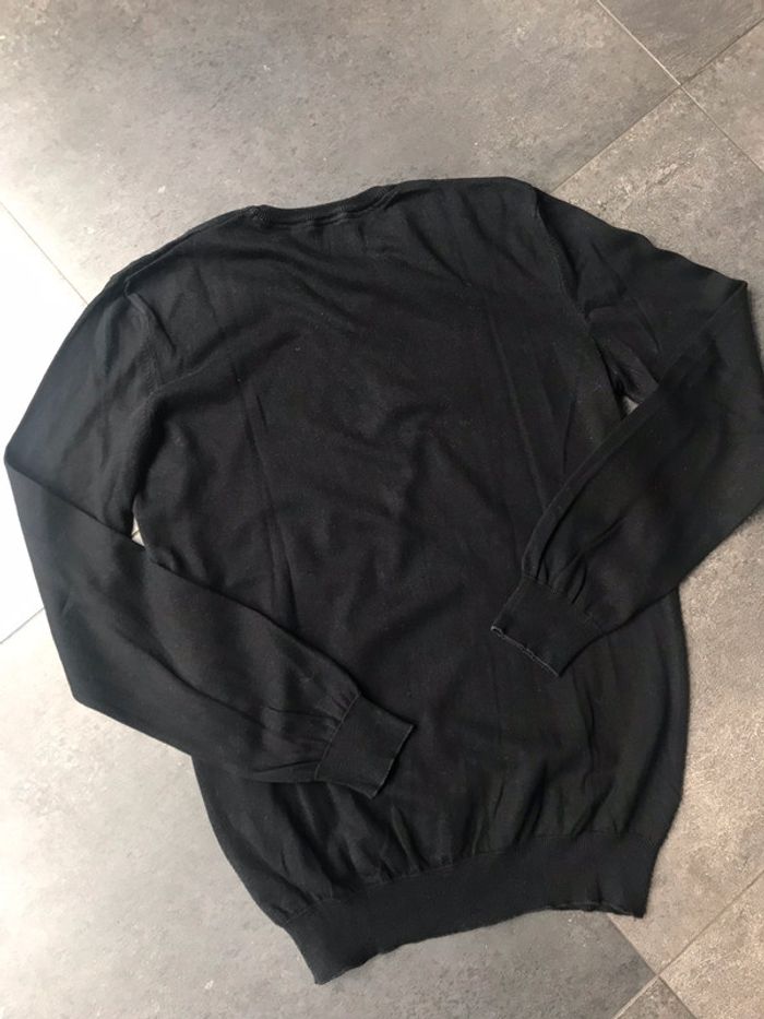 Pull fin Noir Homme Celio L - photo numéro 3