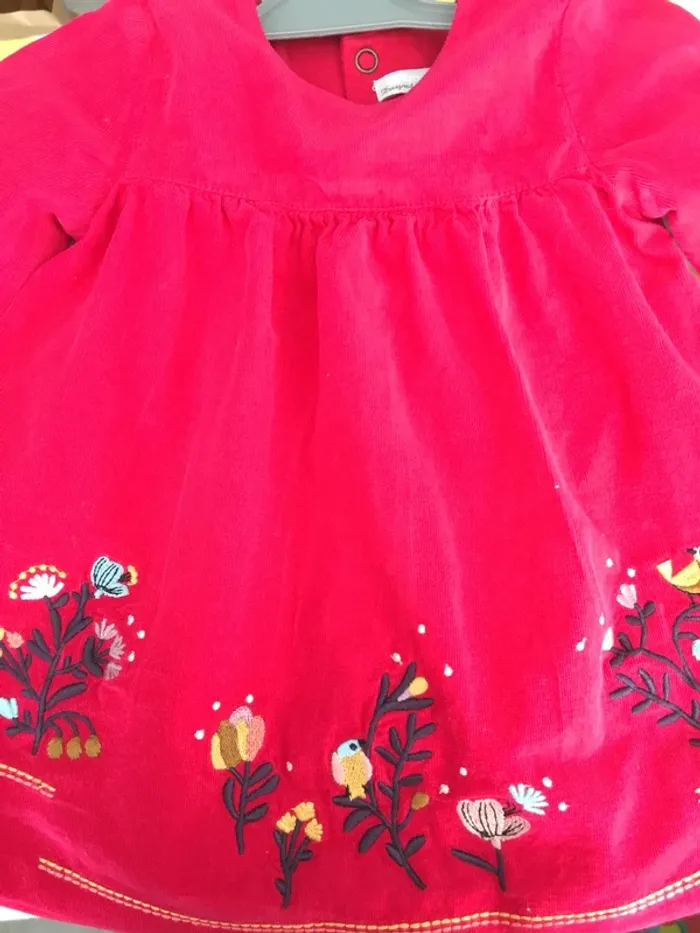 Robe catimini rose pivoine 3 mois - photo numéro 3