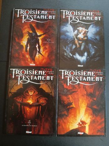 Lot de 4 bd le troisième testament 1 à 4 (série complète)