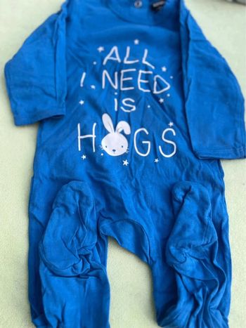 Pyjama été 6 mois bleu Kiabi