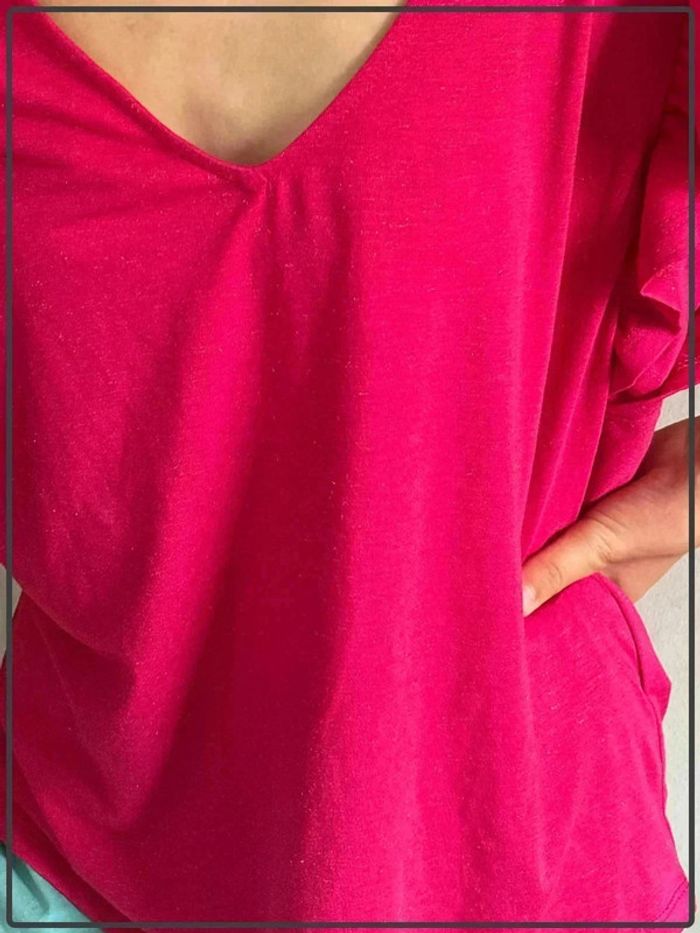 Blouse pailletée taille 36 marque gemo neuf avec étiquette * - photo numéro 2