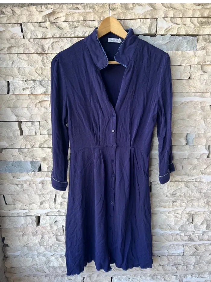 Robe parisienne chic vintage - art love - taille M (comme neuve) - photo numéro 2