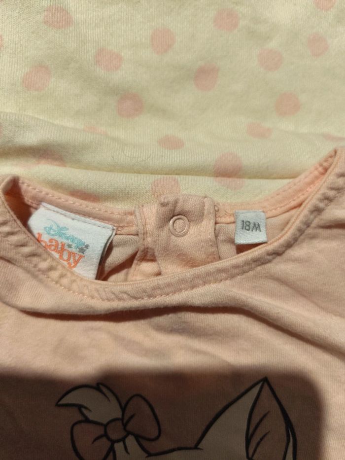 Lot sweat + tee shirt Disney Marie - photo numéro 3