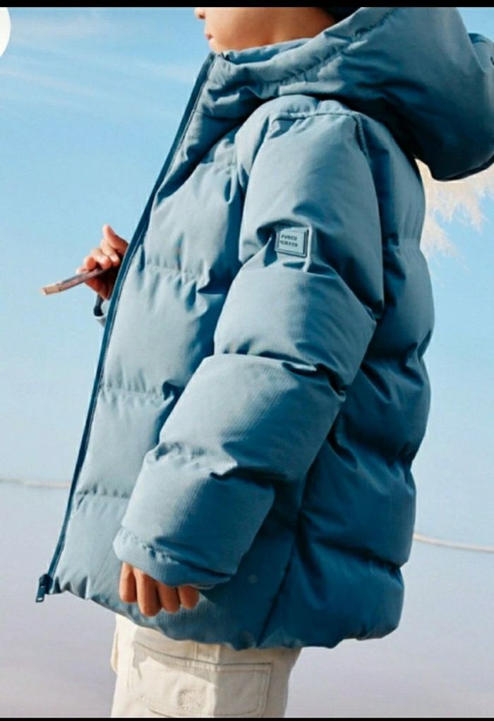 Doudoune chaude bleu ciel collection 2024 2025 - photo numéro 2