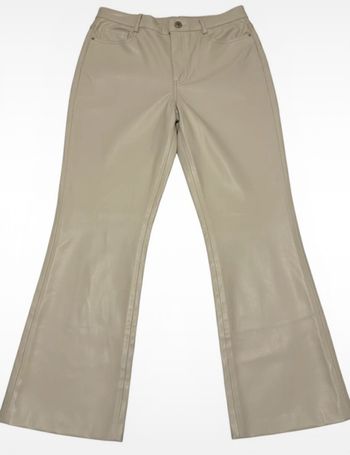 Pantalon Flare Effet Cuir (Simili Cuir) Zara – Taille 38