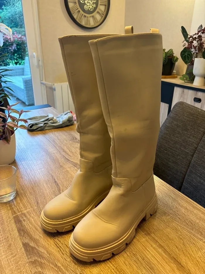 Bottes beiges
