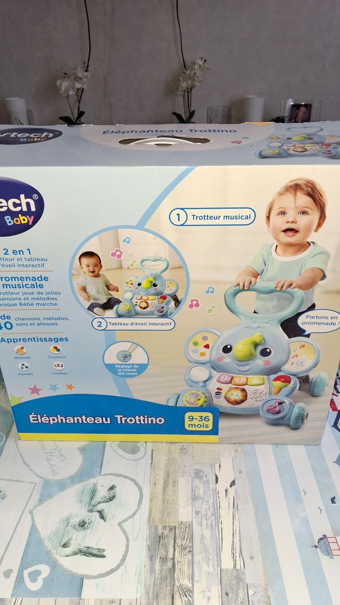 Éléphanteau Trottino vtech baby - photo numéro 3