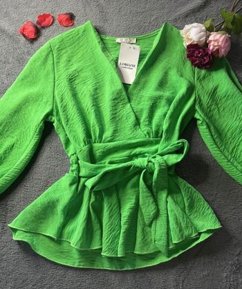 Blouse femme verte neuve