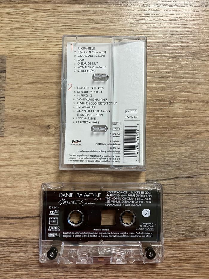 Cassette audio-Daniel Balavoine-Master Série - photo numéro 2