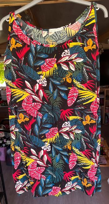 robe ou tunique longue motif exotiques