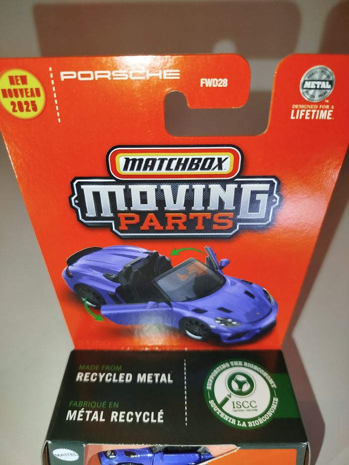 Matchbox 2024 Porsche 718 Spider RS Moving parts 2025 - photo numéro 9