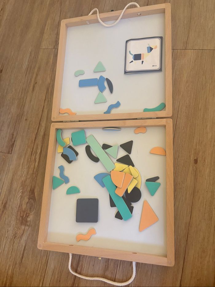 Tangram magnétique bois vertbaudet - photo numéro 2