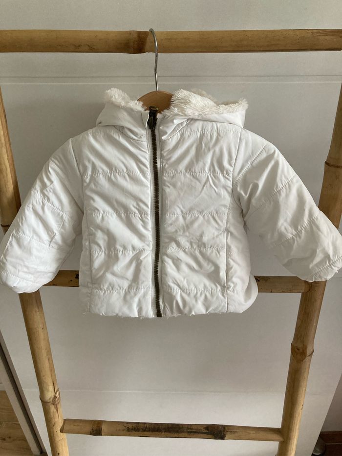 Manteau réversible bébé fille 6 mois