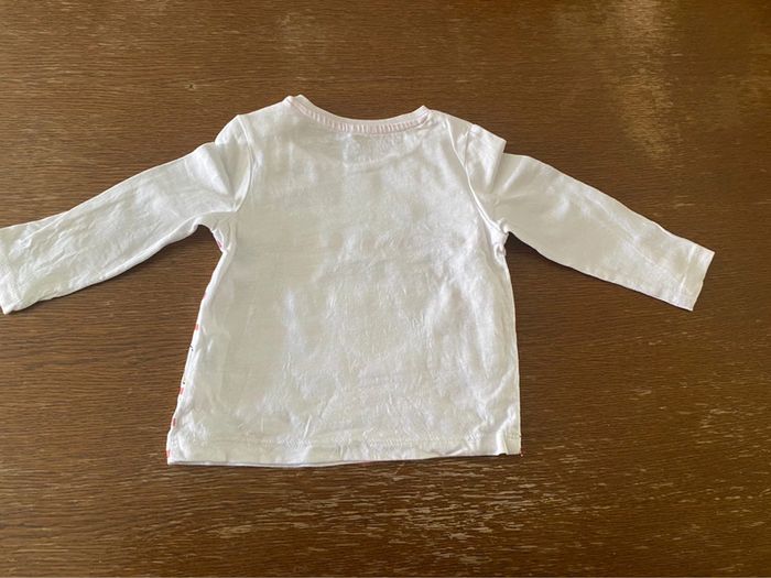 T-shirt blanc et rose licorne - photo numéro 3