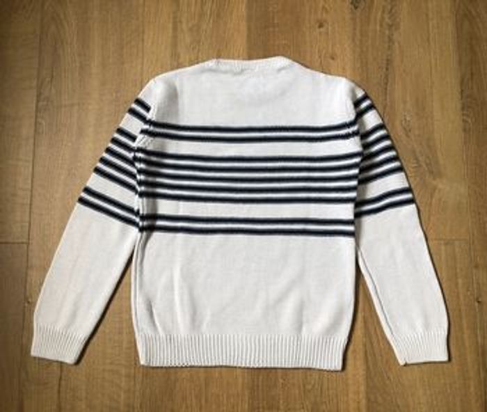 Pull tricot rayé garçon - photo numéro 2