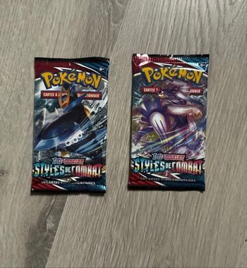 Booster Pokémon épée et bouclier styles de combat