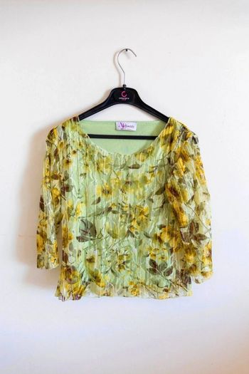 C48 blouse vert Armand Thiery T1