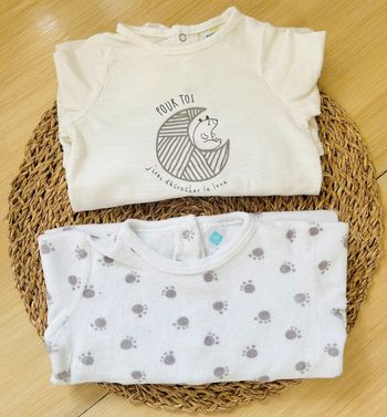 Lot 2 pyjamas dors-bien