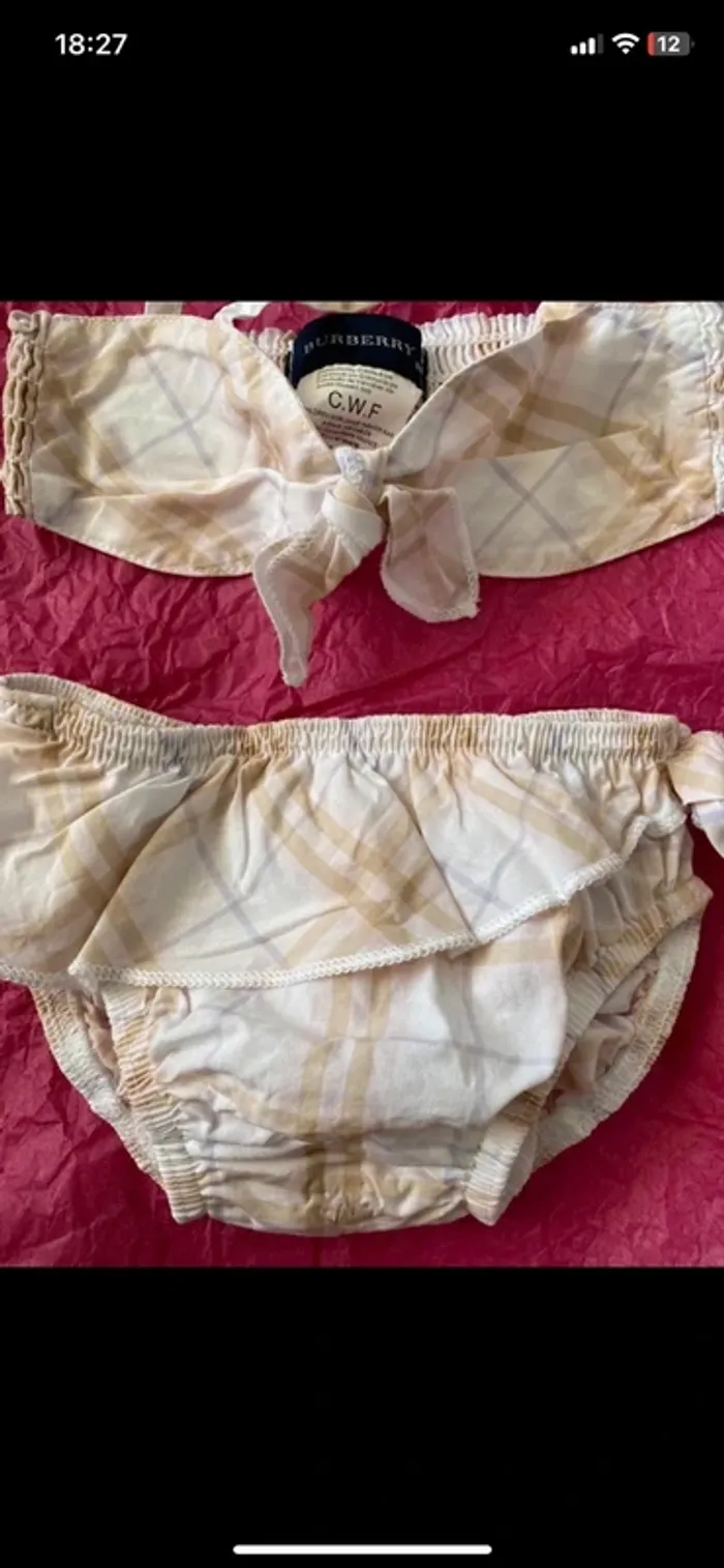 Maillot burberry - photo numéro 2