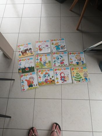 Lot de 11 livres pour enfants de 1 à 3 ans Papoum