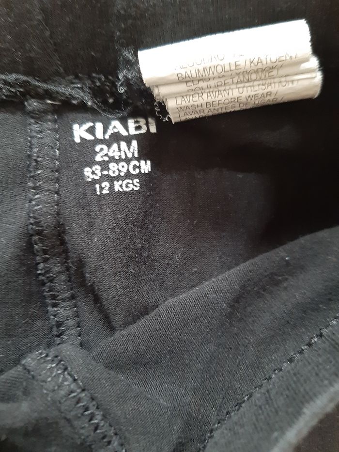 legging noir fille - Kiabi - 2 ans - photo numéro 3