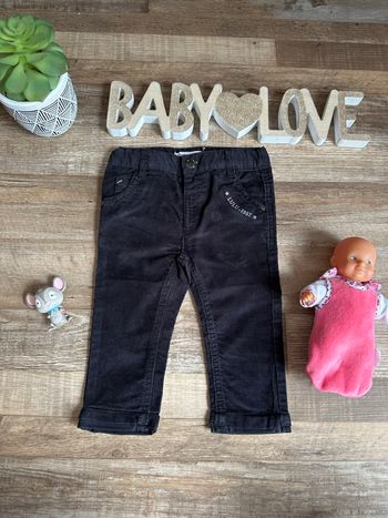 - Pantalon Lulu castagnette    - 12 mois  - Très bon état 