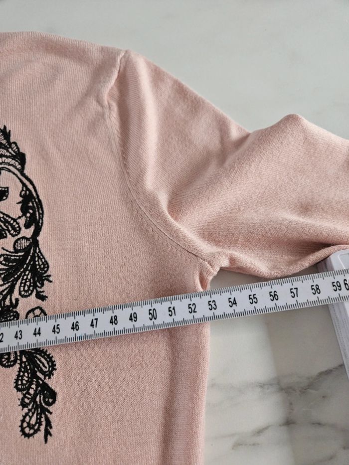 Guess pull rose pâle taille M - photo numéro 11