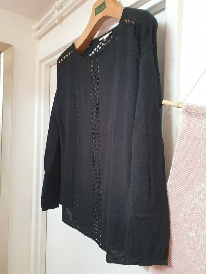 Haut Top Blouse Lin Coton Maje Taille 1