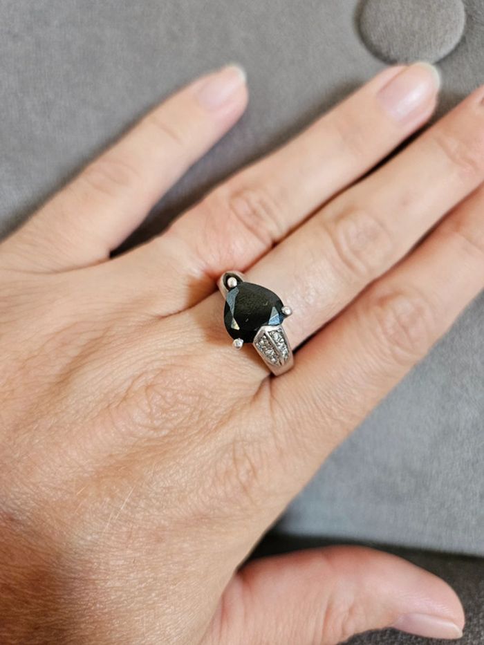 Bague en argent taille 58
