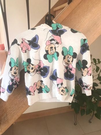 Sweat capuche fille disney 5/6 ans