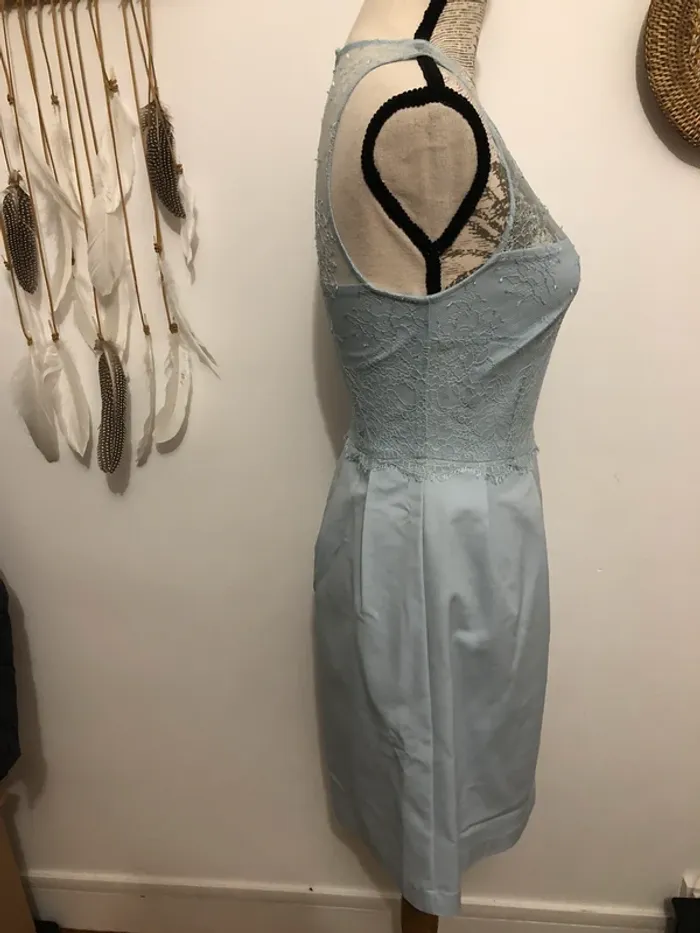 Robe bleu ciel Cristina Gavioli - photo numéro 2