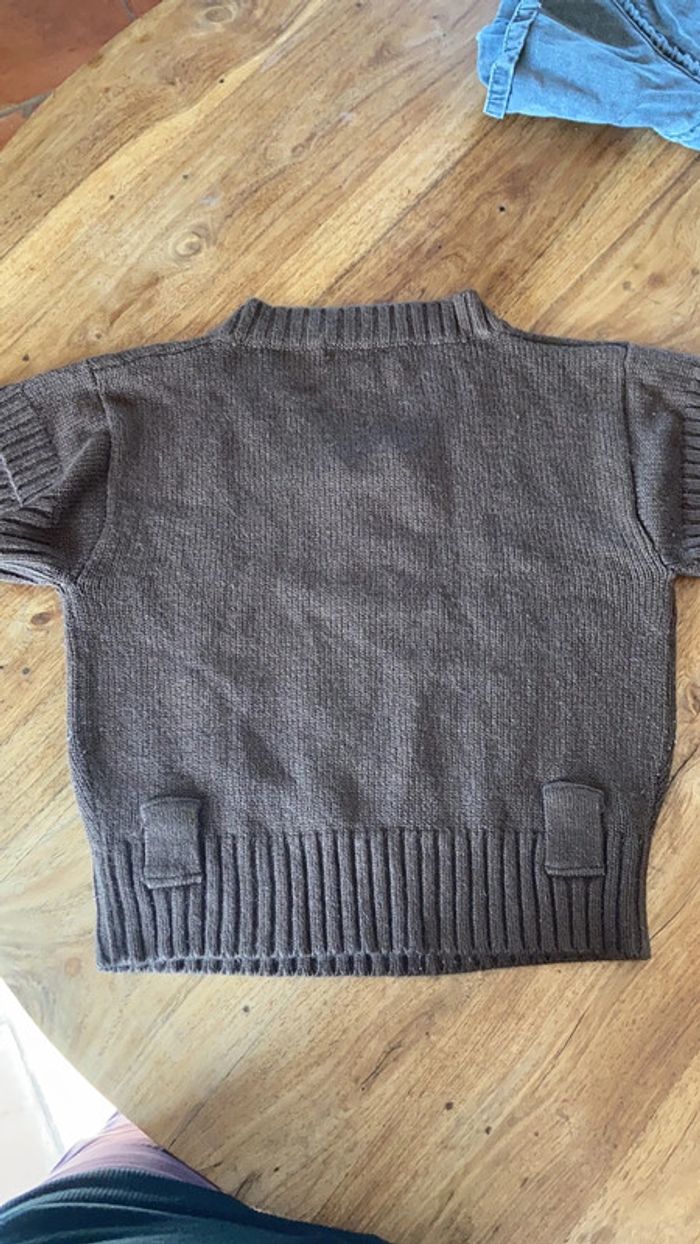 Pull en laine à manches courtes fille 10 ans - photo numéro 4