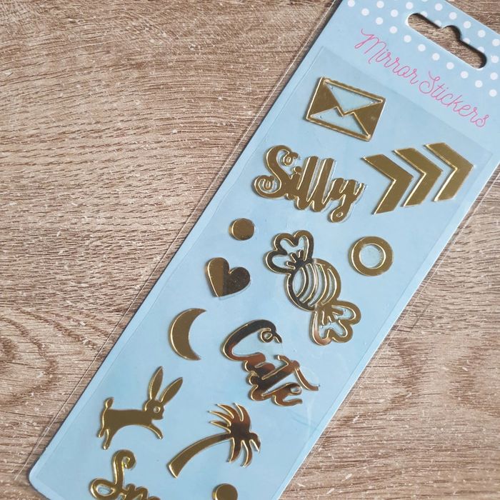⭐ Sachet stickers miroirs ⭐ #emyfleury_scrapbooking - photo numéro 2