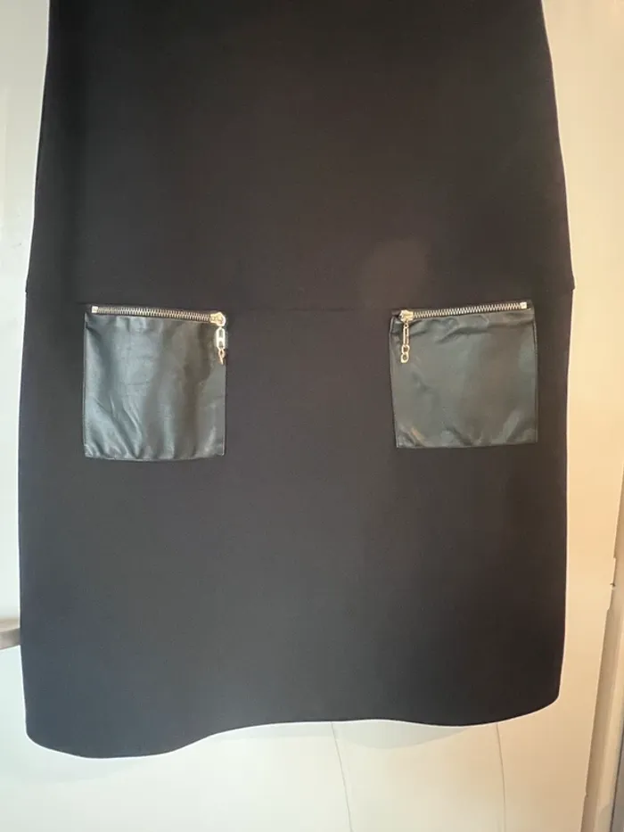 Robe chic noire femme  taille 48 - photo numéro 3