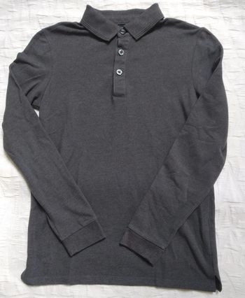 Kiabi polo manches longues gris 12 ans