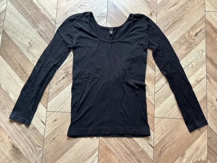 T-shirt manches longues noir Le Bourget - photo numéro 5