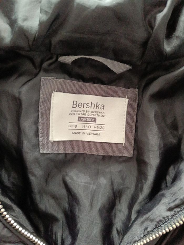 Doudoune légère noire  bershka taille S - photo numéro 4