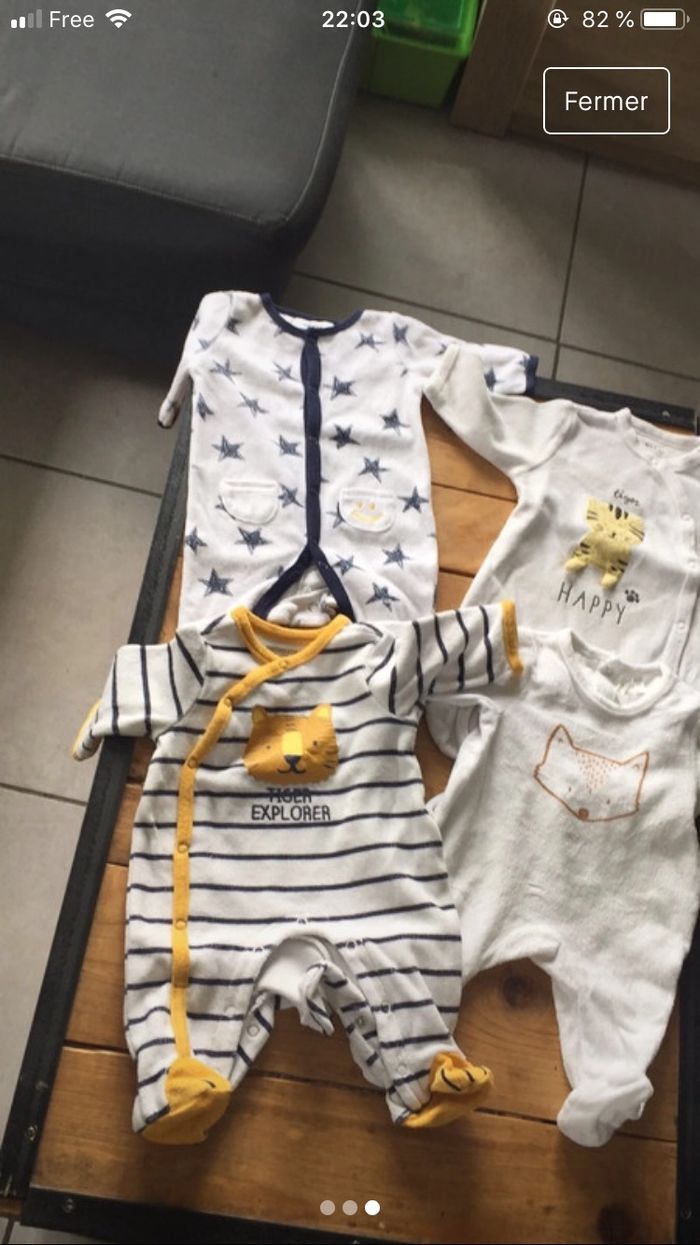 4 pyjamas bébé - photo numéro 2