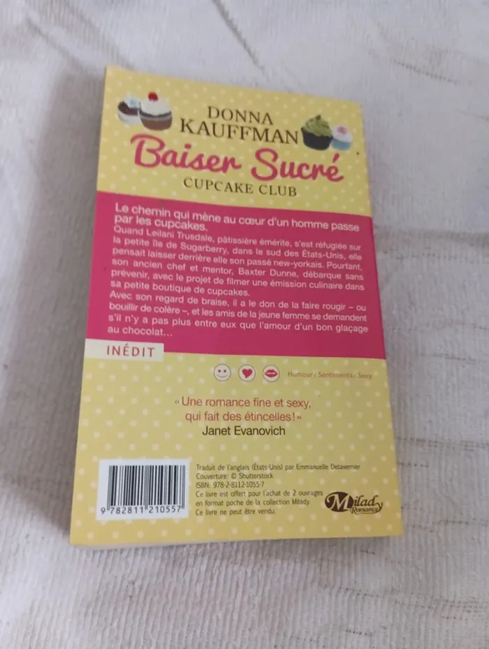 Livre "baiser sucré" de donna Kauffman - photo numéro 2