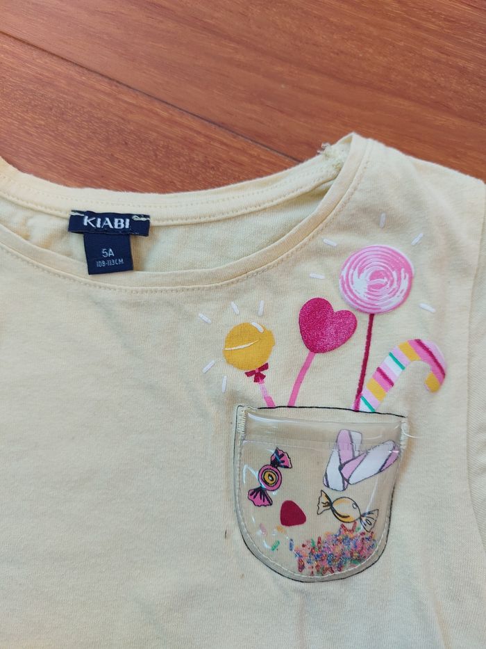 Tee-shirt jaune - photo numéro 2