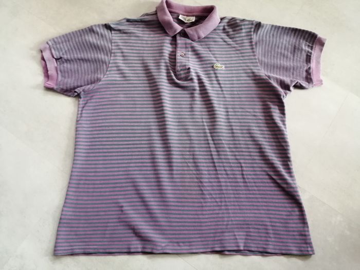 polo manches courtes rayé Lacoste - photo numéro 2