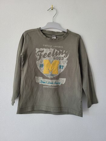 T-shirt kaki TAO 4 ans TBE