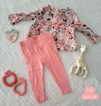 Ensemble blouse Sergent Major legging 06mois