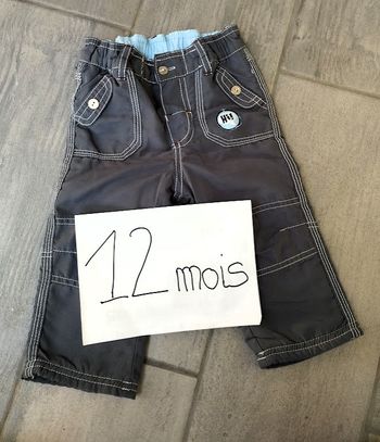Lot n°271 Pantalon avec doublure Ergee 12 mois