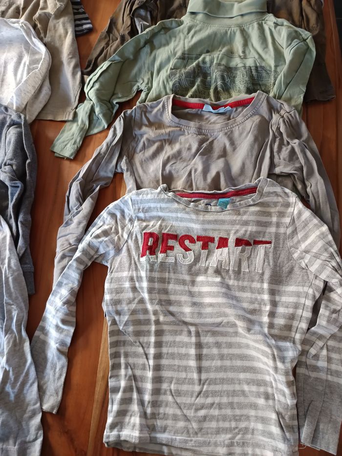 Lot 10 t-shirt ML 6ans garçon - photo numéro 5