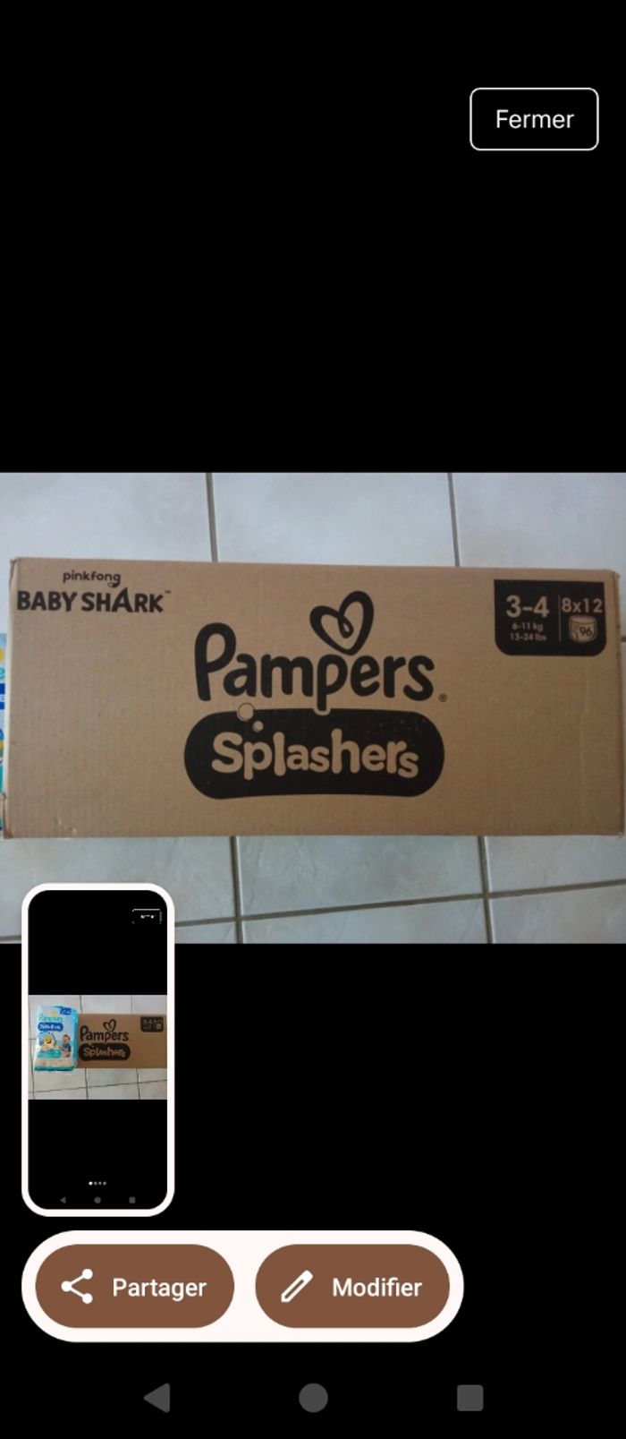 Pampers piscine - photo numéro 2